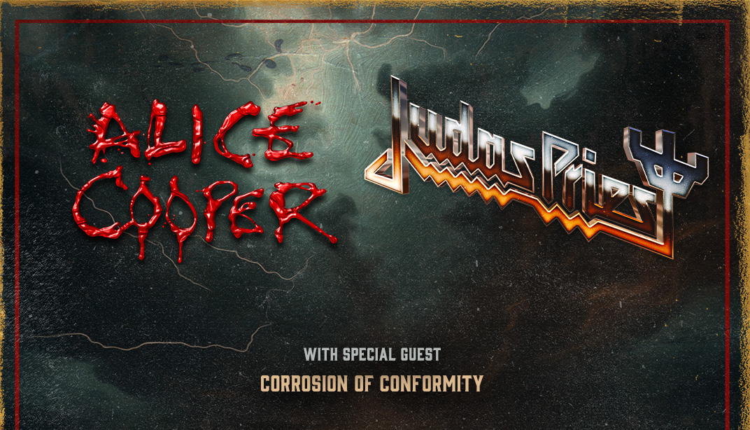 ALICE COOPER and JUDAS PRIEST Announce 2025 North American Tour With CORROSION OF CONFORMITY